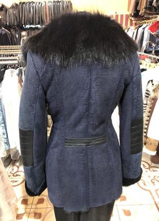 Дубленка распродаж воротничок песец