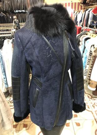 Дубленка распродаж воротничок песец