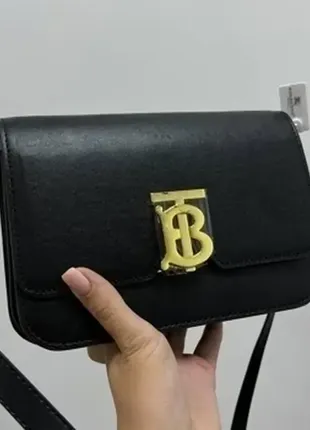 💎🔥 burberry calfskin mini tb bag black1 фото