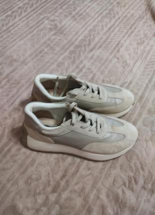 Стильные кроссовки натуральная кожа замша6 фото