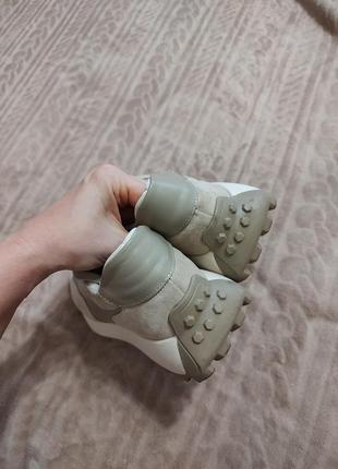 Стильные кроссовки натуральная кожа замша10 фото