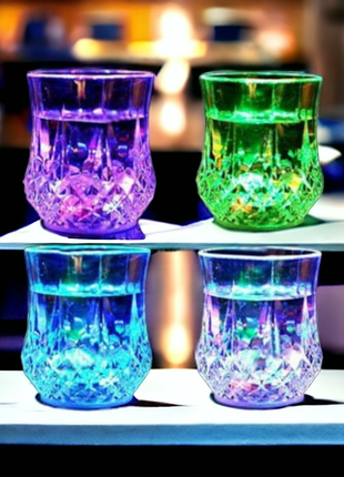 Склянка, диско склянка з підсвічуванням