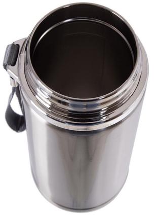 Термос 0,75л металлический sp-sport / термос для воды кофе чая 750 мл / термокружка7 фото