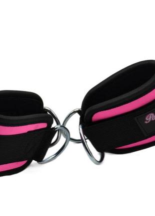 Манжети на щиколотку power system ps-3450  ankle strap gym babe pink4 фото