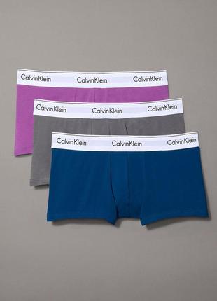 - 35% | оригінальні боксери calvin klein modern cotton stretch 3-pack trunk