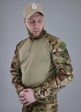 Сорочка тактична зсу ubacs ultimatum combat g3 мультикам,армійська штурмова бойова кофта убакс мультикам
