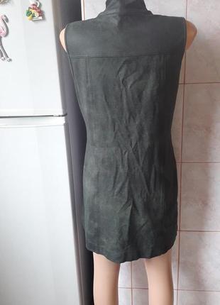 Платье-рубашка, цвет:зеленый. размер м. состояние нового