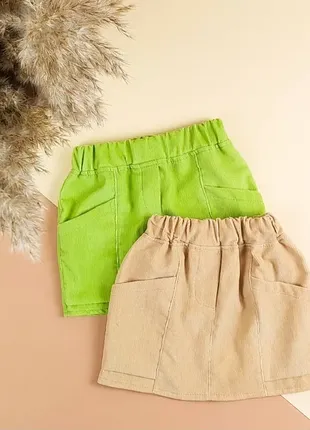 Вельветова спідниця в різних кольорах для принцес