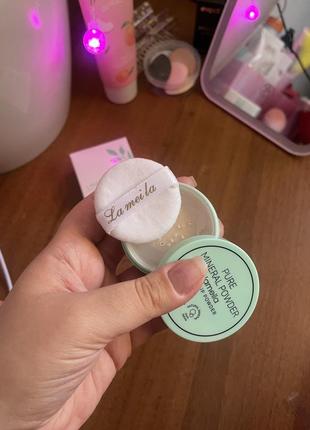 Мінеральна пудра pure mineral powder lameila