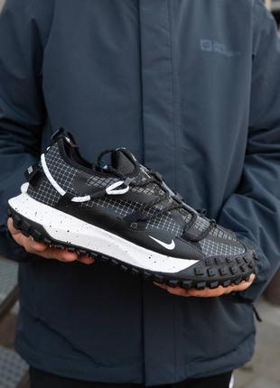 Мужские кроссовки найк next nike acg mounth low gore-tex black white