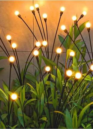 Светильник на солнечной батарее 73 см, 10 ламп