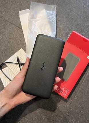 Новый повербанк xiaomi redmi 18w fast charger power bank 20000 mah