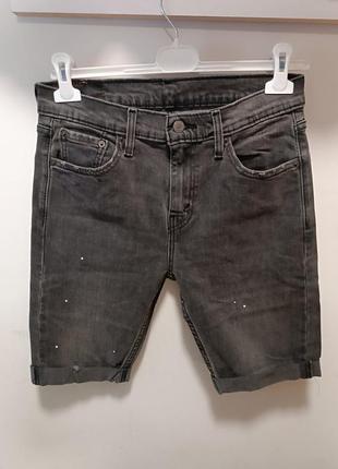Мужские джинсовые шорты levis 510 w30/l32 оригинал
