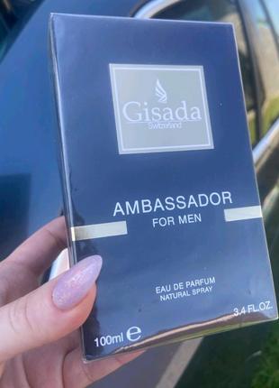 Ambassador men gisada 
Eau de parfum natural spray