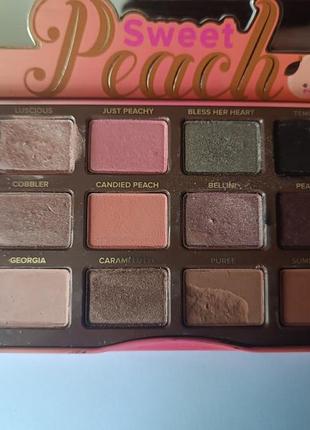 Тіні. палетка. too faced