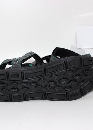 Зручні чоловічі спортивні босоніжки на липучках, сандалі, сандалії5 фото