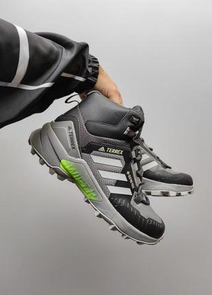 Термо кросівки adidas gratis terrex grey termo