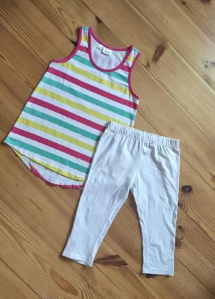 Элегантная маечка, футболка с бриджами