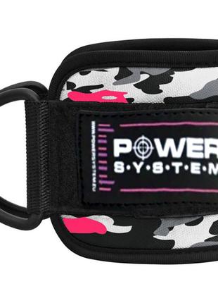 Манжети на щиколотку power system ps-3470 ankle strap camo pink/black3 фото