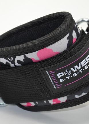 Манжети на щиколотку power system ps-3470 ankle strap camo pink/black7 фото