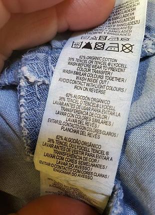 Primark голубое платье джинсовое 7