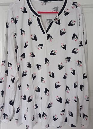 Comma блуза туніка біла р.48-502 фото