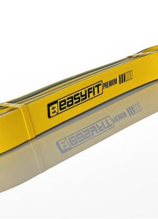 Еспандер-петля easyfit ef-2236-3, жовта, латекс, опір 16-32 кг — для фітнесу та кросфіту