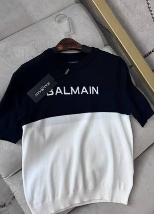 Женская футболка в стиле balmain