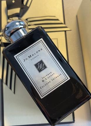 Jo malone incense and cedrat 100 мл новий оригінал