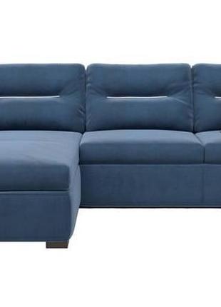 Кутовий лівосторонній диван andro ismart denim 289х190 см джинс 286pdl1 фото