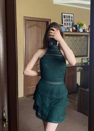 Платье платье с рюшами