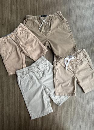 Zara шорти бежеві, коричневі шорти, шорти на хлопчика
