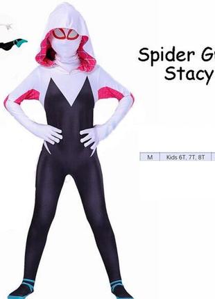 Детский карнавальный костюм на девочку "женщина-паук гвен стейси" (размер l: 130-140 см) aurora