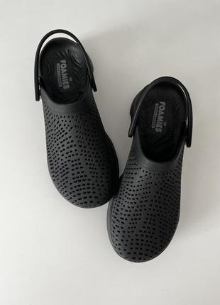 Новые черные сандалии skechers foamies
