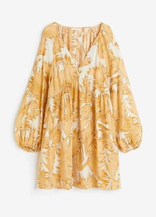 Сукня з обʼємними рукавами h&m