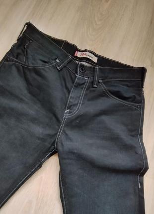 🤵100% хлопок, джинсы 504 straight, levis, с покрытием, для мужчин4 фото
