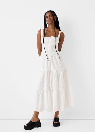 Сукня максі з розкльошеним кроєм bershka 0858/494/251