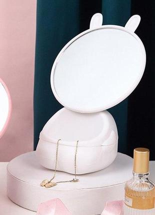 Дзеркало настільне 14420 24х14 см біле