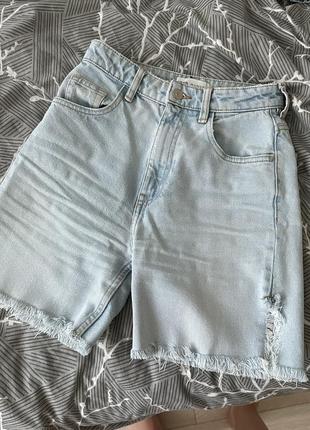 Шорты джинсовые zara