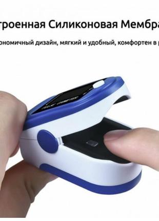 Пульсоксиметр fingertip pulse oximeter abc5 фото