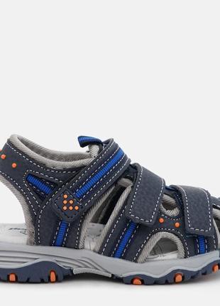 Закриті спортивні сандалі для хлопчика 100% шкіряна устілка beppi (португалія), відмінна якість