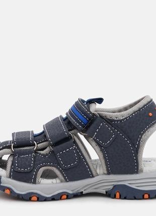 Закриті спортивні сандалі для хлопчика 100% шкіряна устілка beppi (португалія), відмінна якість