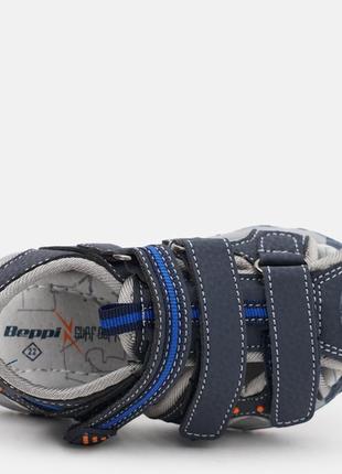Закриті спортивні сандалі для хлопчика 100% шкіряна устілка beppi (португалія), відмінна якість