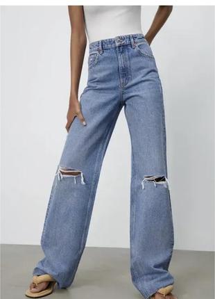 Джинсы палаццо zara