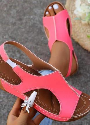 Женские босоножки 5 цветов