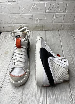 Кеды высокие nike кожаные 5