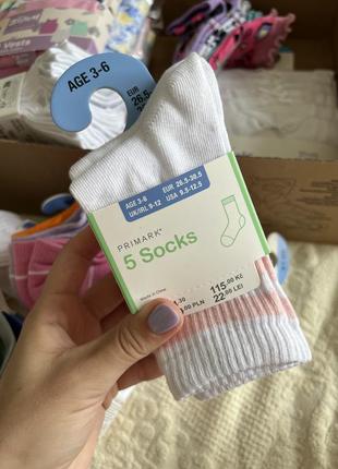 Шкарпетки на дівчинку високі