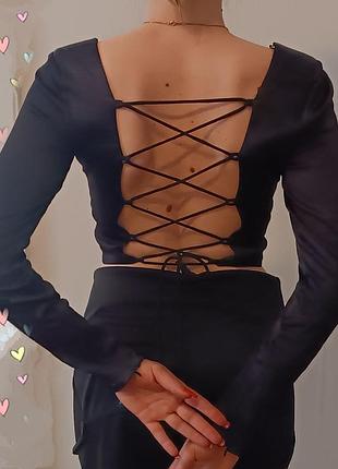 Класнючий, молодіжний, сексуальний топ, корсет з відкритою спинкою від zara3 фото