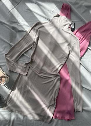 Трикотажное мини облегающее платье boohoo