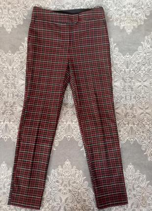 Брюки штани в клітку 34р xs